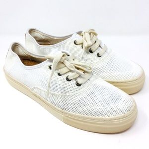 Soludos woman’s us 11 white laceup sneakers